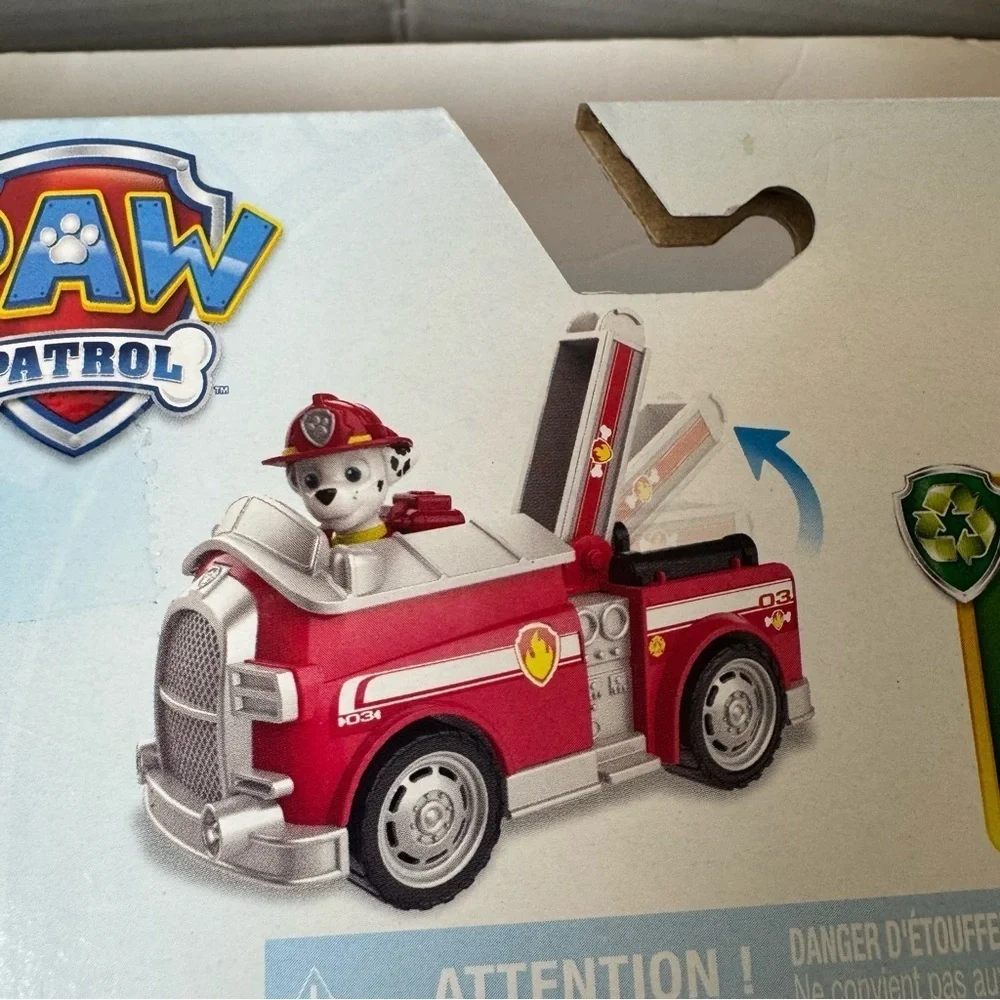 PAW Patrol, Rubble’s Bulldozer, Marshall’s Firetruck & Rocky Recycle Truck